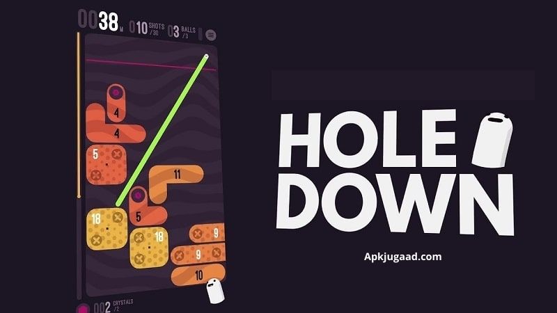 Holedown MOD (Unlimited Money) -Feature Image