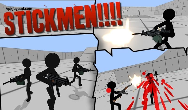 Stickman Gun Shooter 3D MOD- Feature Image