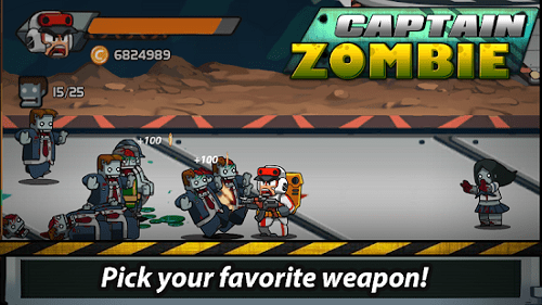 Captain Zombie- Shooting Game MOD-Pic Weapon-min