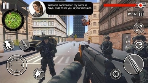 Commando Officer Battlefield Survival Mod- Attack-min