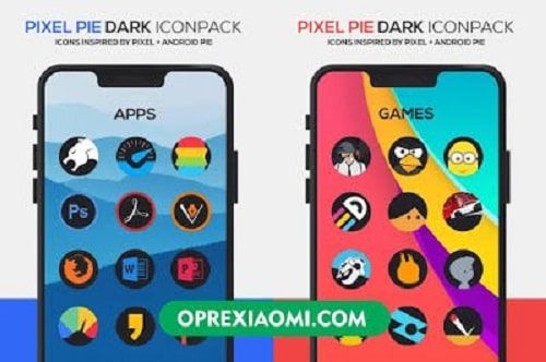 Pixel Pie DARK Icon Pack-Apk-min