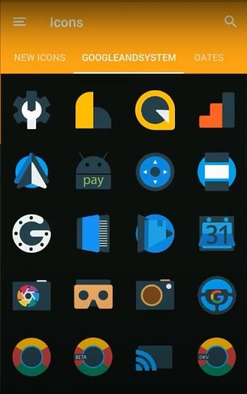 Mellow Dark - Icon Pack Mod- Icons-min